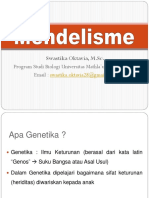 GENETIKA - Materi1.1. PENDAHULUAN-MENDELISME
