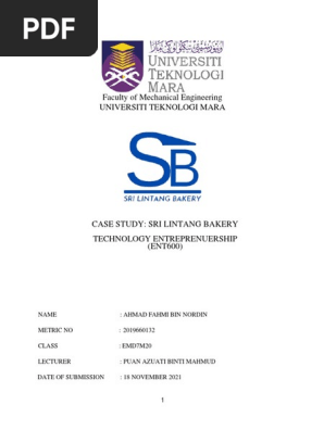 Ahmad Fahmi Bin Nordin 2019628046 Assignment 1 Case Study ENT600 (1)