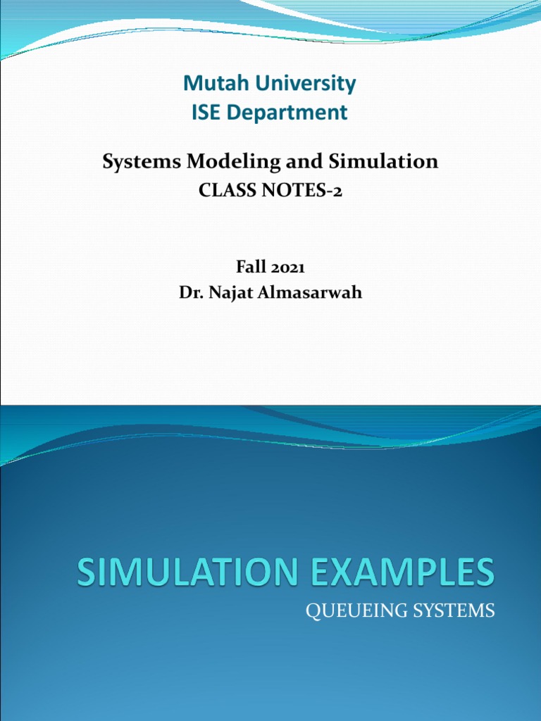 2-Queueing Systems | PDF | Applied Mathematics | Systems Science