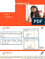 Claves Simulacro N°1 - (5° Cat)