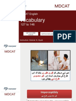 Vocabulary (127 To 146) Nearpeer Mdcat