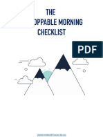 THE Unstoppable Morning Checklist: WWW - Parkertnash.Blog