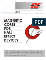 Magnetic Cores FOR Hall Effect Devices: Technical Bulletin