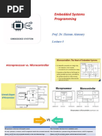 Embedded Systems Programming: Prof. Dr. Hassan Alansary