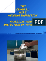 TWI CSWIP 3 1 WIS 5 Welding Inspection