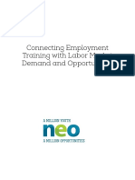 Connecting Employment Training With Labor Market Demand and Opportunities