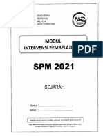 Sejarah SPM Model Intervensi Bab 1