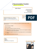 EPIK Form - Reference Letter Template