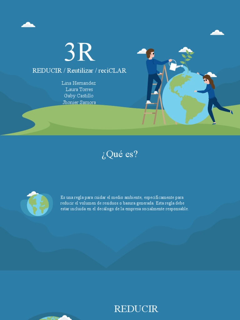Las 3R | PDF | Residuos | Reciclaje