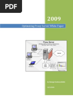 Optimizing Proxy Server White Paper: by George Coutsoumbidis