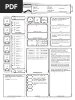 Dungons and Dragons Sample Sheet | PDF | Fantasy Games | Dungeons &amp; Dragons