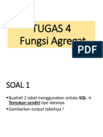 Tugas 4 - Fungsi Agregat