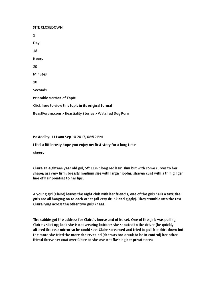 Watched Dog Porn PDF Hand