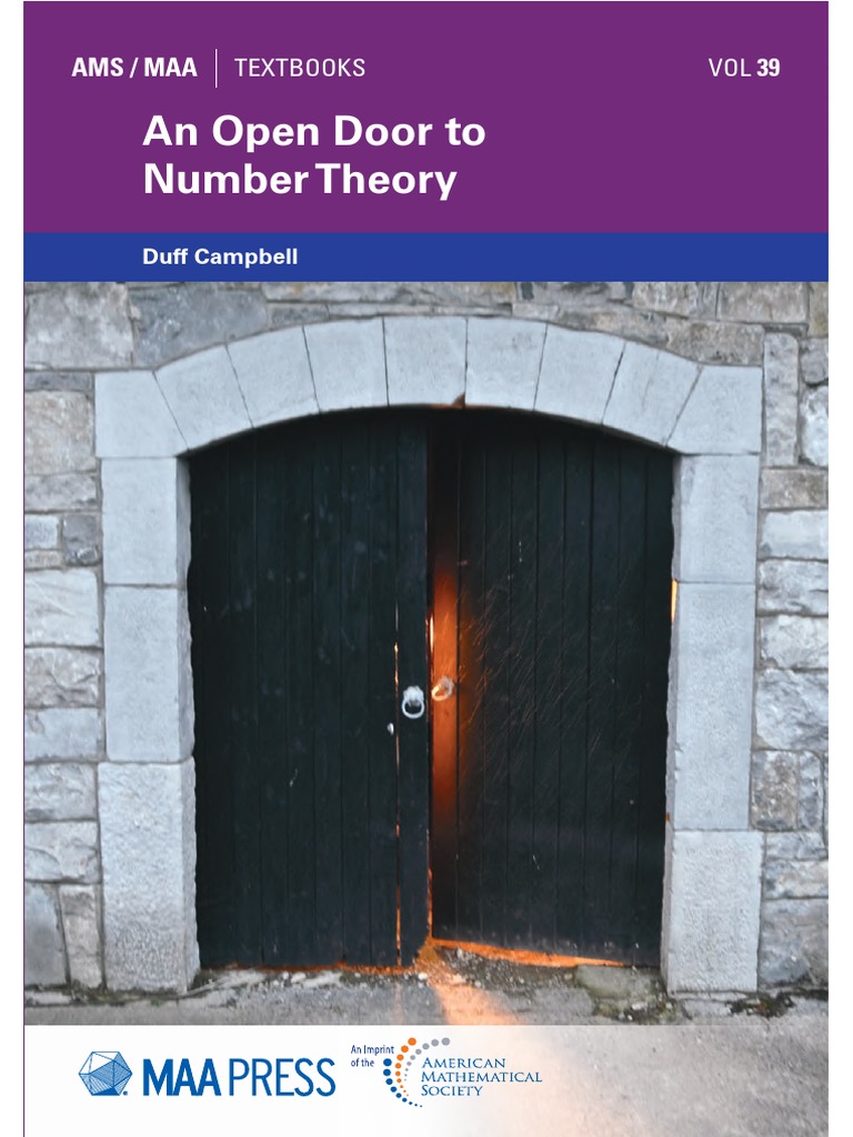 AMS - MAA Textbooks Volume 39) Campbell, Duff - An Open Door To