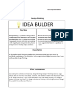 Idea Bulder: Design Thinking