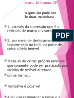 Direito Penal III - Crimes Contra Patrimônio - Usurpação