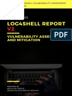 Log4Shell Report: Vulnerability Assessment and Mitigation