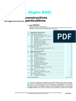 7 Dispositions Constructives. Dispositions Particulières