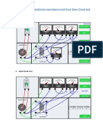 Determination of Transformer Equivalent Circuit From Open Circuit and Short Circuit Test