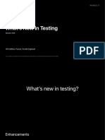 409 Whats New in Testing