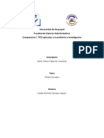 Universidad de Guayaquil Facultad de Ciencias Administrativas Computación I: TICS Aplicadas A La Profesión e Investigación