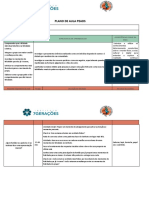PLANO DE AULA PEADS sub 11 5º