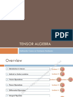 Tensor Algebra: Multimedia Course On Continuum Mechanics