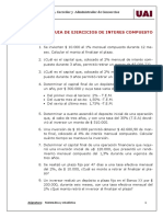 Guía de Ejercicios de Interes Compuesto