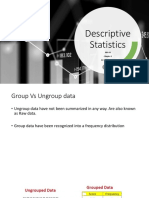 Descriptive Statistics: Bba-Iii DR Imtiaz Husain