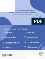 The Impact of The Comprehensive and Progressive Trans-Pacific Partnership Agreement On Vietnam's Exports in The Period of 2019-2020