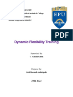 Dynamic Flexibility Training