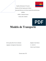 Modelo de Transporte