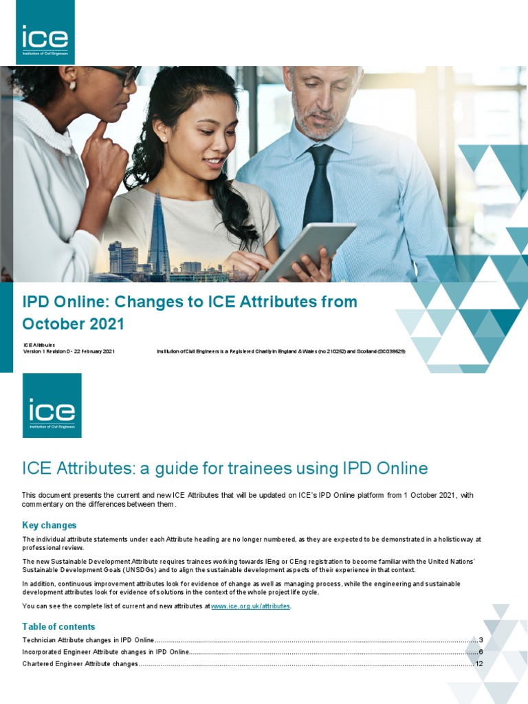 Ipd online changes to ice attributes from october 2021 pdf