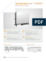 SG33CX/SG40CX/SG50CX: Multi-MPPT String Inverter For System