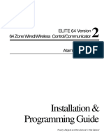Installation & Programming Guide: ELITE 64 Version 64 Zone Wired/Wireless Control/Communicator
