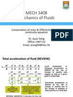 MECH 3408 Mechanics of Fluids