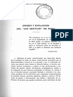 Origen Y Evolucion Del "Jus Gentium" en Roma: Año 2. #7. Septiembre de 1915