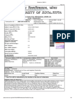 Application Form For Admission 2020-21: M.Sc. Chemistry