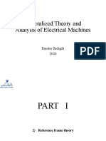 Generalized Theory and Analysis of Electrical Machines: Ramtin Sadeghi 2020