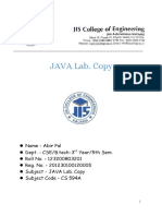 Java Abir Pal 123200803201 Cs 594a Lab