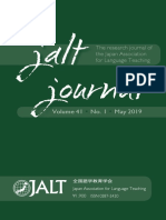 A Review of SL-JALT Journal-2019