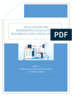 Evaluación del desempeño, capacitación y desarrollo de capital humano: KPI