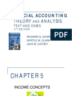Financial accounting concepts for income reporting