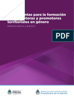 Herramientas para la formacion de promotoras y promotores territoriales en genero