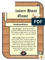 Treasure Hunt Game A4