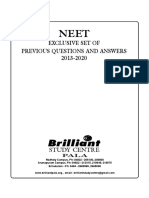 Brilliant: Exclusive Set of Previous Questions and Answers 2013-2020