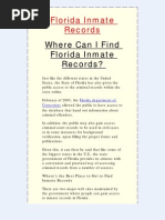 Florida Death Row Inmate Roster | PDF | Capital Punishment | Penology