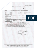 Certificado de Calibracion Fluke 179