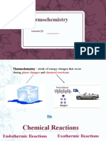 Lec 5 Thermochemistry