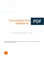 FY 2014 Consolidated Financial Statements